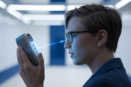 personne-profile-appareil-laser-moderne