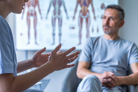 patient-attentif-medecin-tableau-anatomie