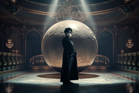 personne-dos-palais-colonnes-boule