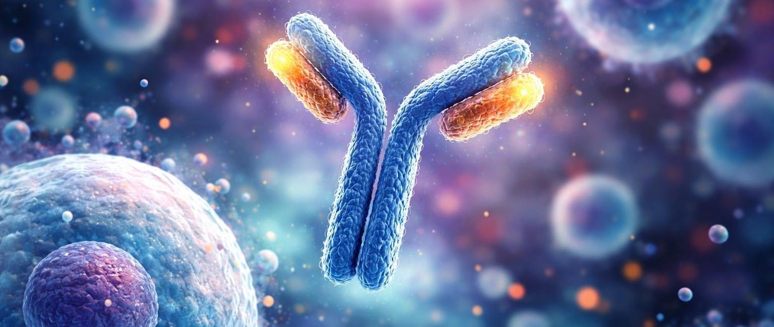 anticorps-forme-y-environnement-microscopique