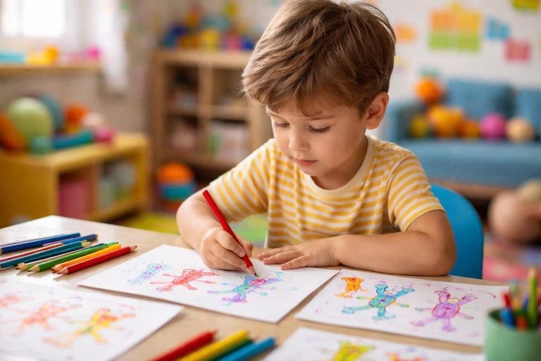 Dessin du Bonhomme : Comprendre l&rsquo;Évolution chez l&rsquo;Enfant
